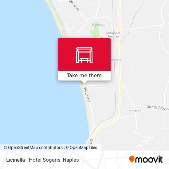 Licinella - Hotel Sogaris map