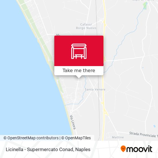 Licinella - Supermercato Conad map