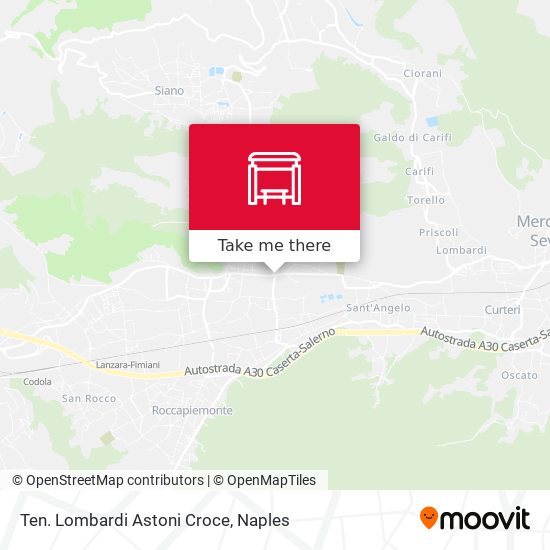 Ten. Lombardi Astoni Croce map