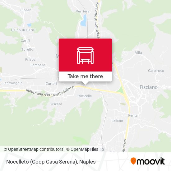 Nocelleto (Coop Casa Serena) map