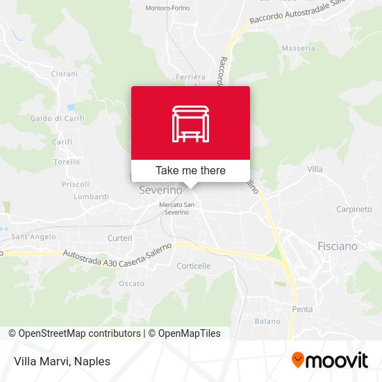 Villa Marvi map