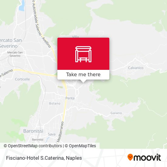 Fisciano-Hotel S.Caterina map