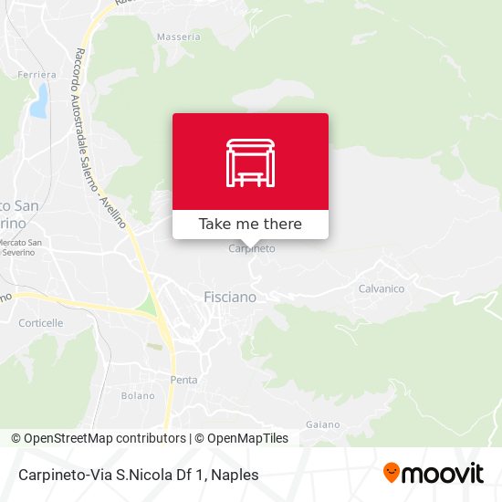 Carpineto-Via S.Nicola Df 1 map