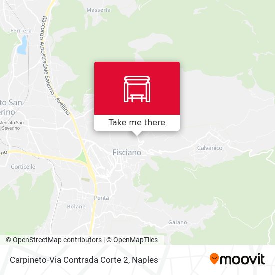Carpineto-Via Contrada Corte 2 map