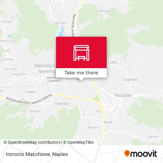 Incrocio Macchione map
