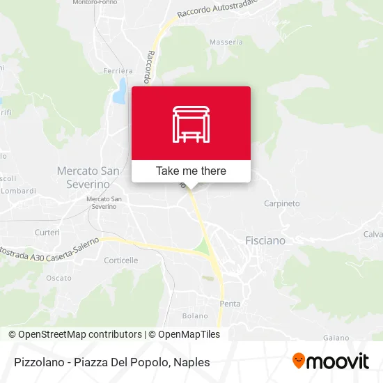 Pizzolano - Piazza Del Popolo map