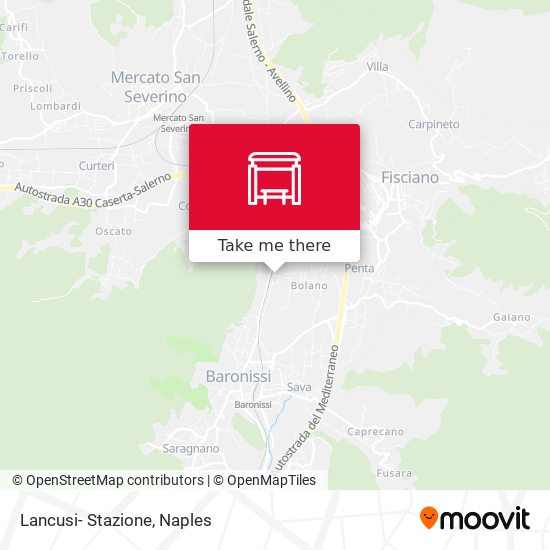 Lancusi- Stazione map