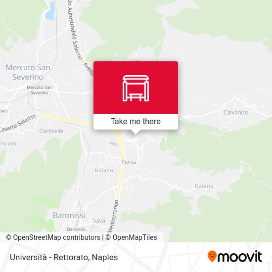 Università  - Rettorato map