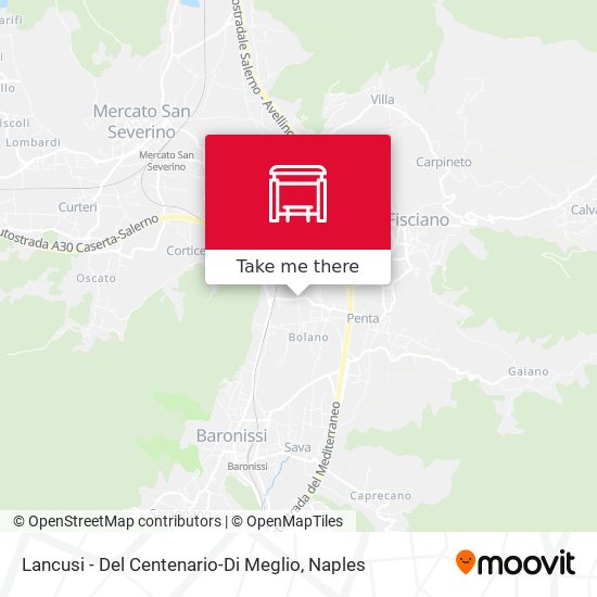Lancusi - Del Centenario-Di Meglio map