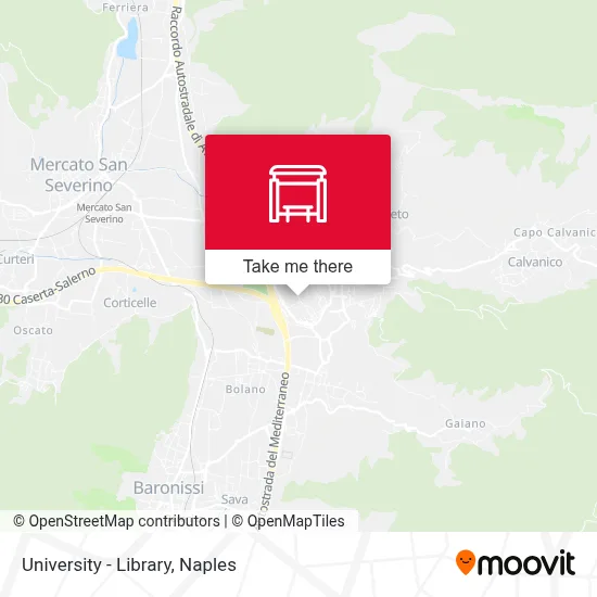 University - Library map