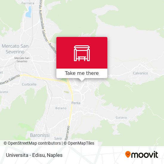 Universita  - Edisu map