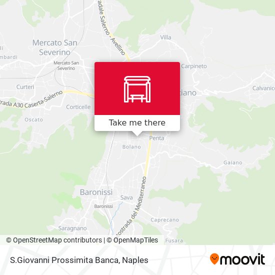 S.Giovanni Prossimita  Banca map