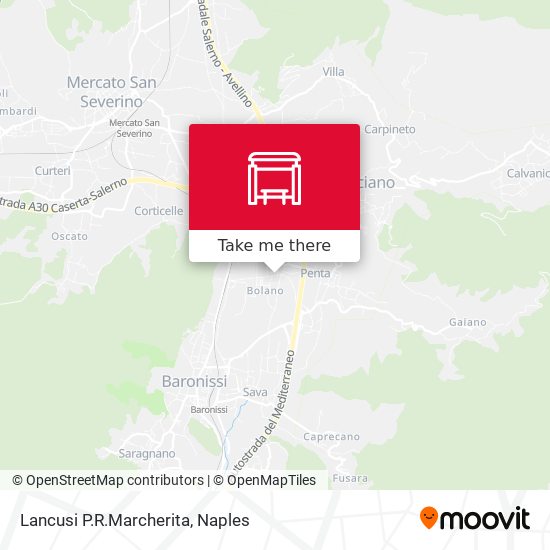 Lancusi P.R.Marcherita map
