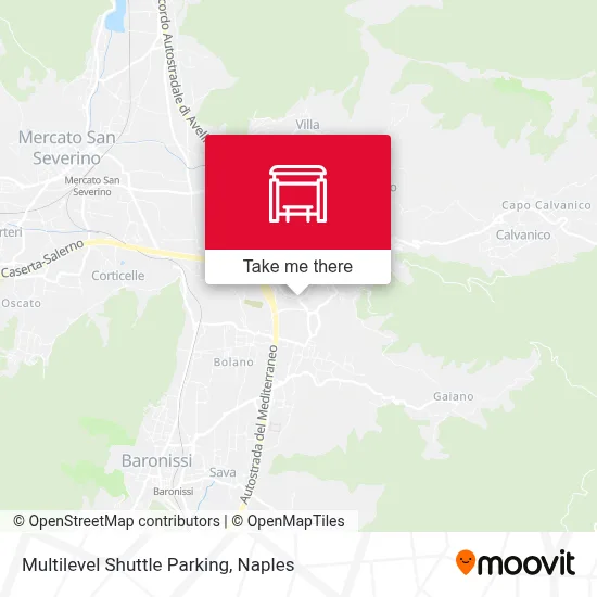 Multilevel Shuttle Parking map