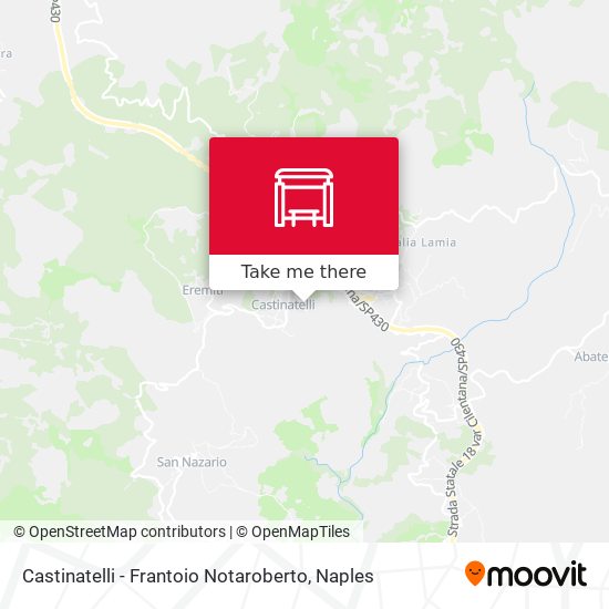 Castinatelli - Frantoio Notaroberto map