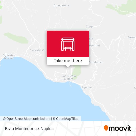 Bivio Montecorice map