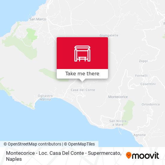 Montecorice - Loc. Casa Del Conte - Supermercato map