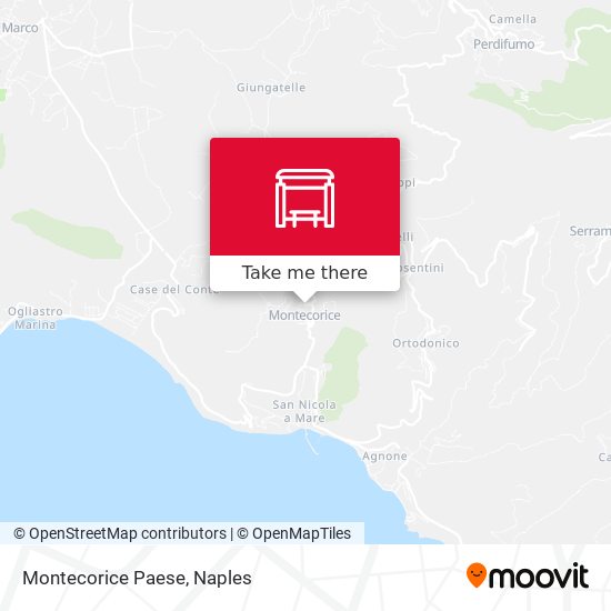 Montecorice Paese map