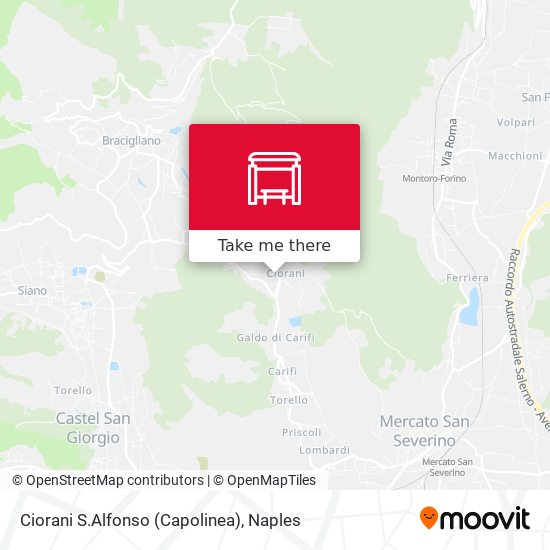 Ciorani S.Alfonso (Capolinea) map