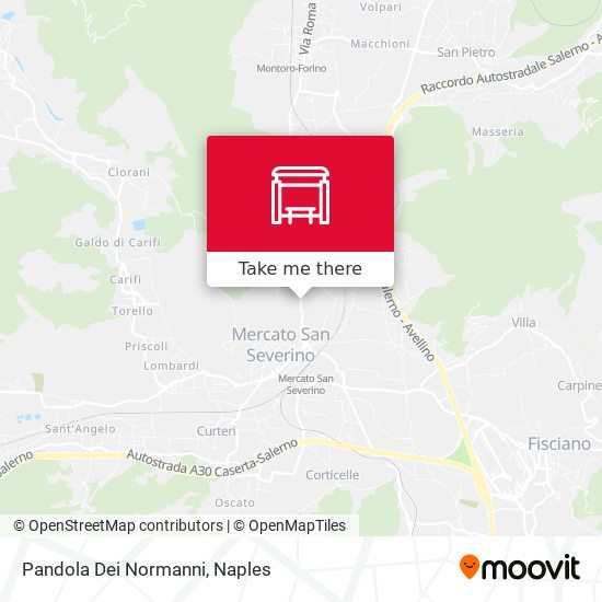Pandola Dei Normanni map