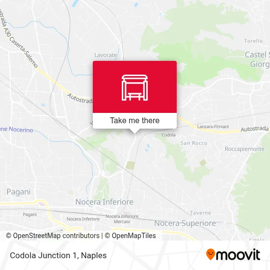 Codola Junction 1 map