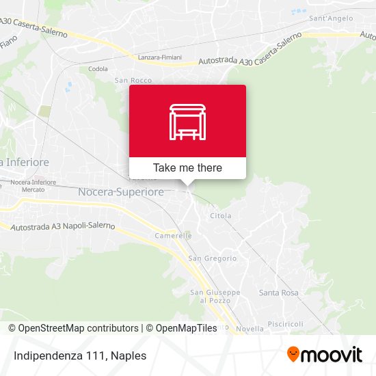 Indipendenza 111 map