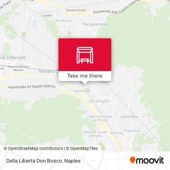 Della Liberta  Don Bosco map