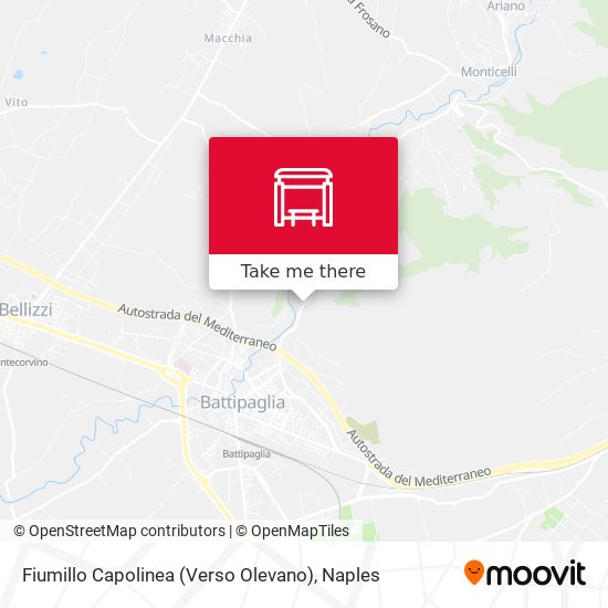 Fiumillo Capolinea (Verso Olevano) map