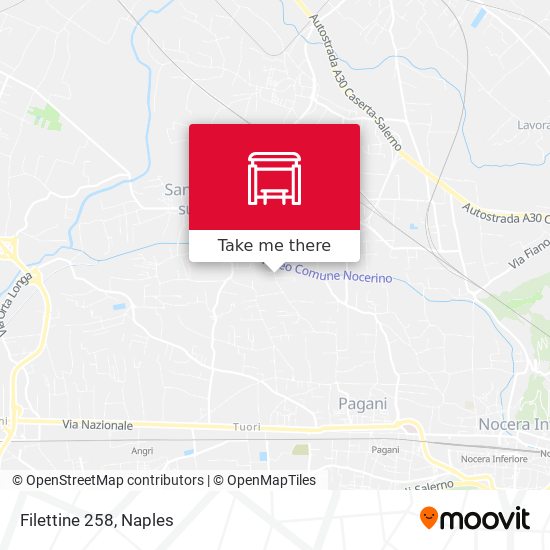 Filettine 258 map