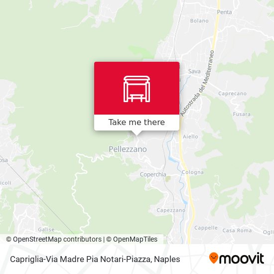 Capriglia-Via Madre Pia Notari-Piazza map