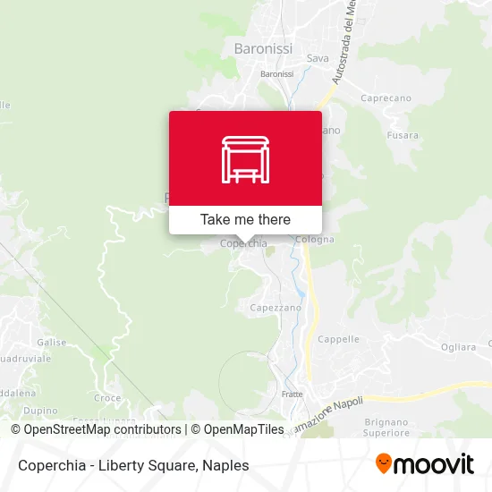 Coperchia - Liberty Square map
