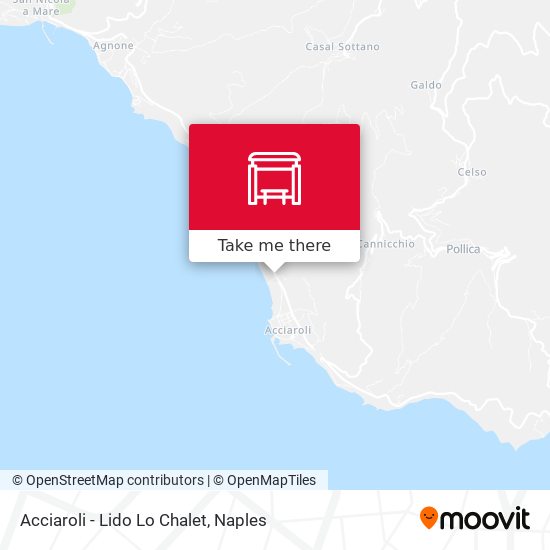 Acciaroli - Lido Lo Chalet map