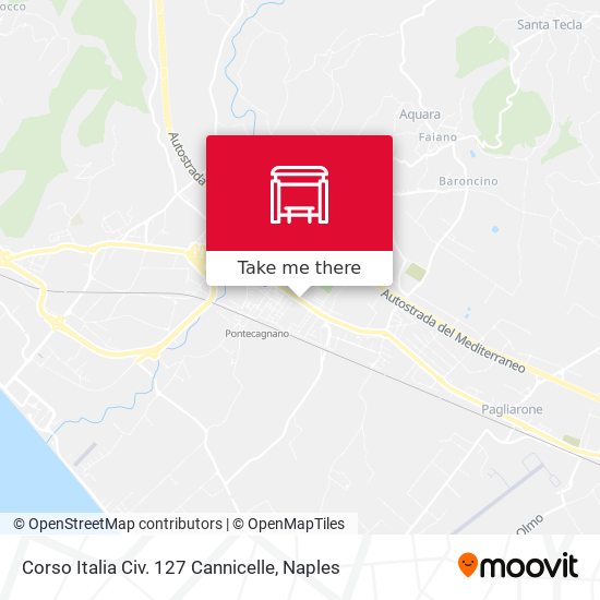 Corso Italia Civ. 127 Cannicelle map