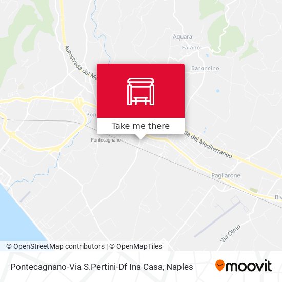 Pontecagnano-Via S.Pertini-Df Ina Casa map