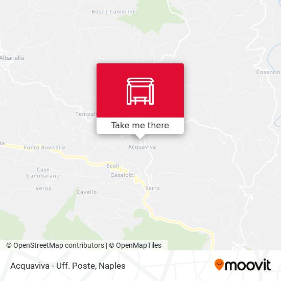 Acquaviva - Uff. Poste map