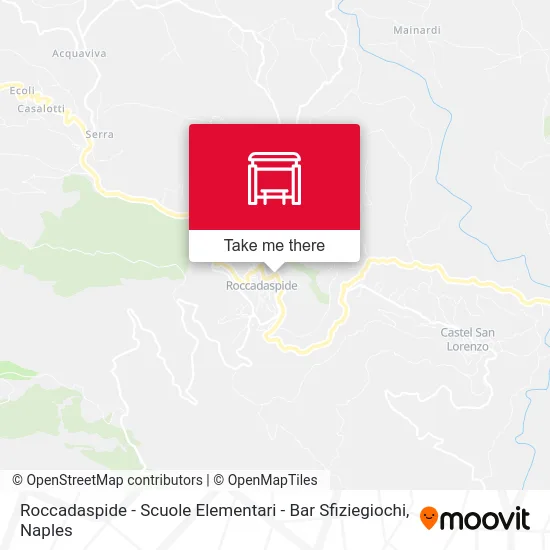 Roccadaspide - Elementary Schools - Bar Sfiziegiochi map
