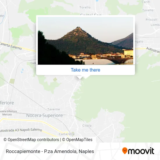 Roccapiemonte - Amendola Square map
