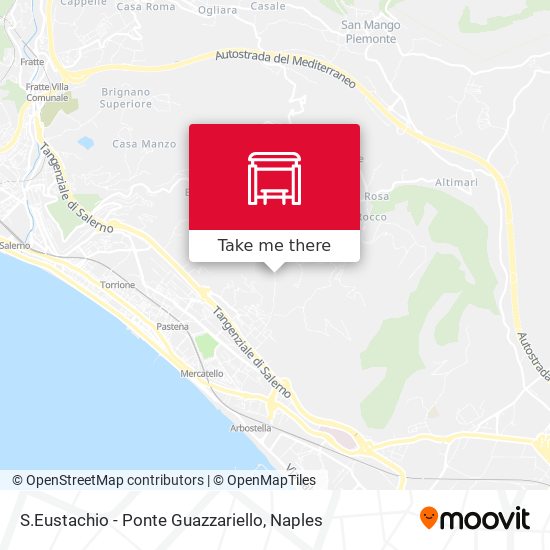 S.Eustachio - Ponte Guazzariello map
