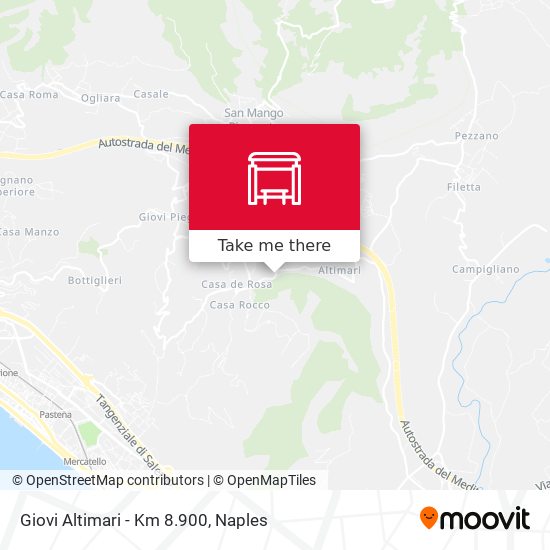 Giovi Altimari - Km 8.900 map