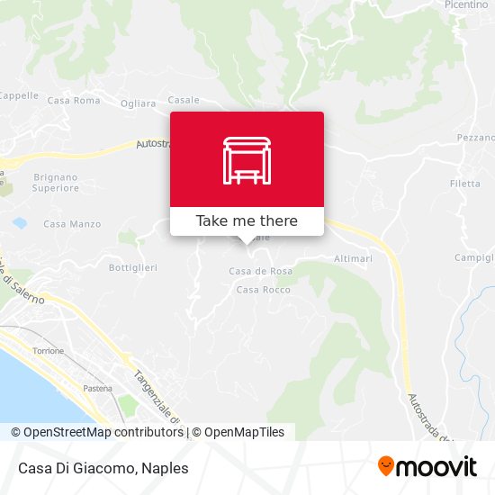 Casa Di Giacomo map