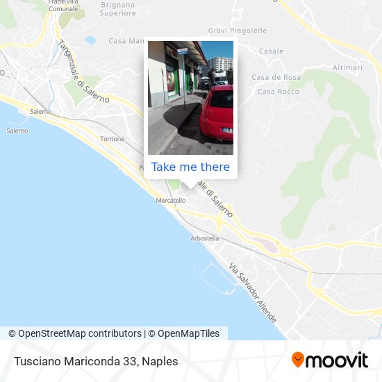 Tusciano Mariconda 33 map