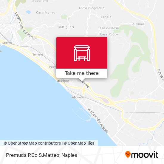 Premuda  P.Co S.Matteo map