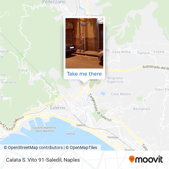 Calata S. Vito 91-Saledil map