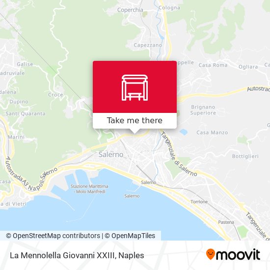 La Mennolella Giovanni XXIII map