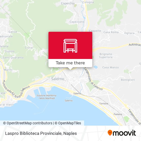 Laspro Biblioteca Provinciale map