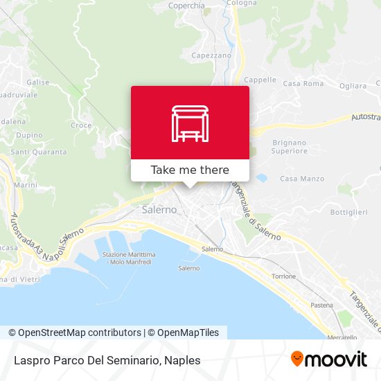 Laspro Parco Del Seminario map