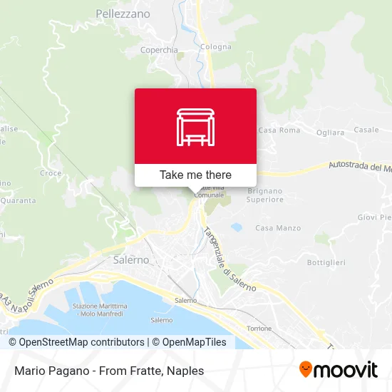 Mario Pagano - From Fratte map