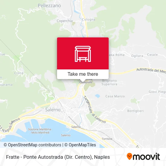 Fratte - Ponte Autostrada (Dir. Centro) map