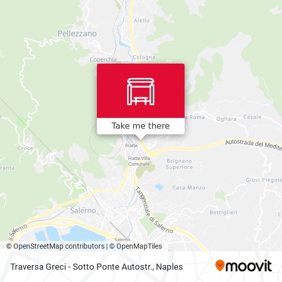 Traversa Greci - Sotto Ponte Autostr. map