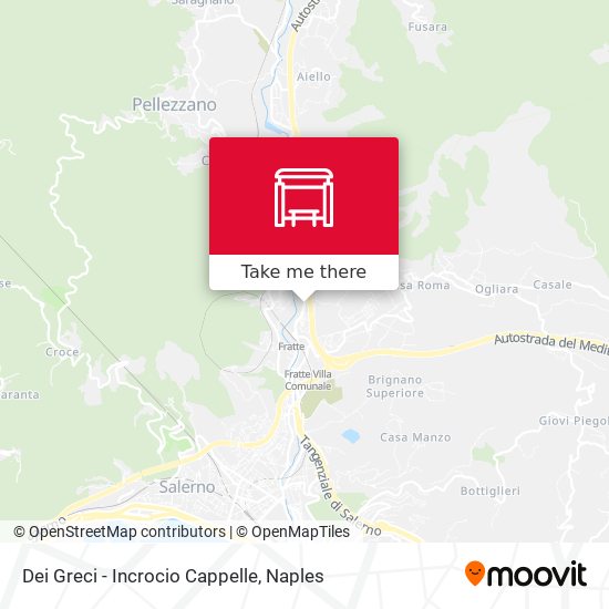 Dei Greci - Incrocio Cappelle map